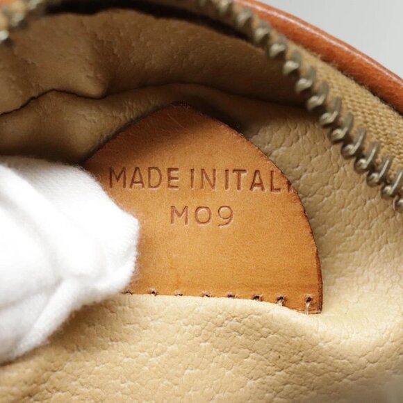 CELINE Macadam Canvas Shoulder Bag PVC Leather Brown Gold Auth 92725V - Picture 2 of 15